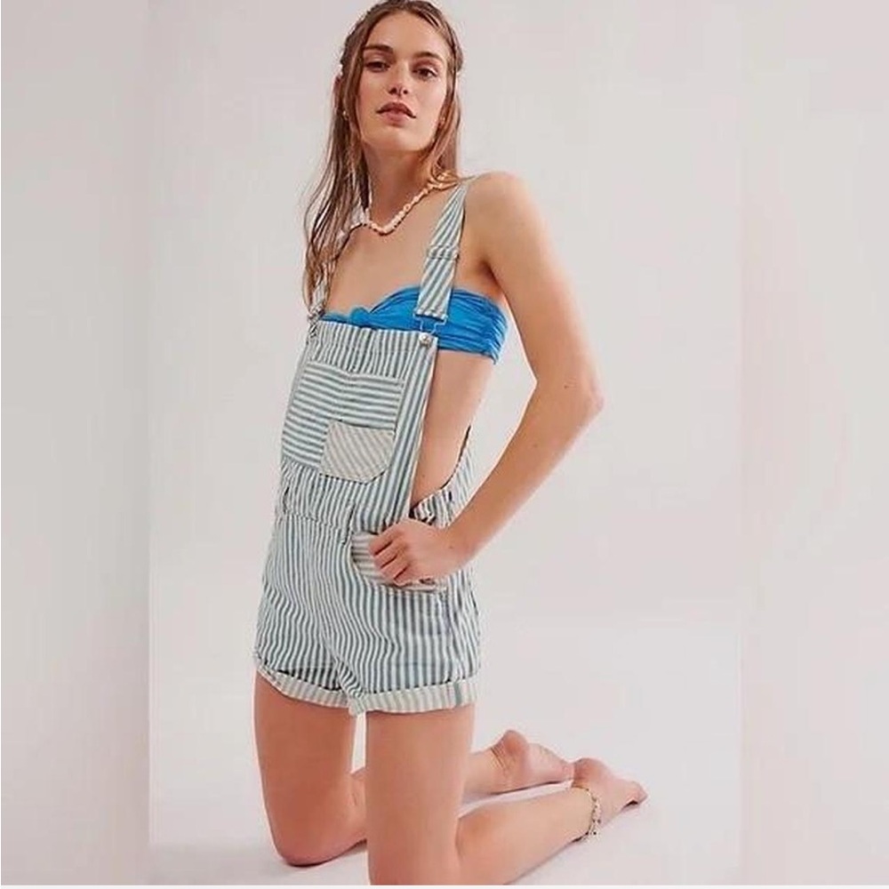 Free People overalls stripped